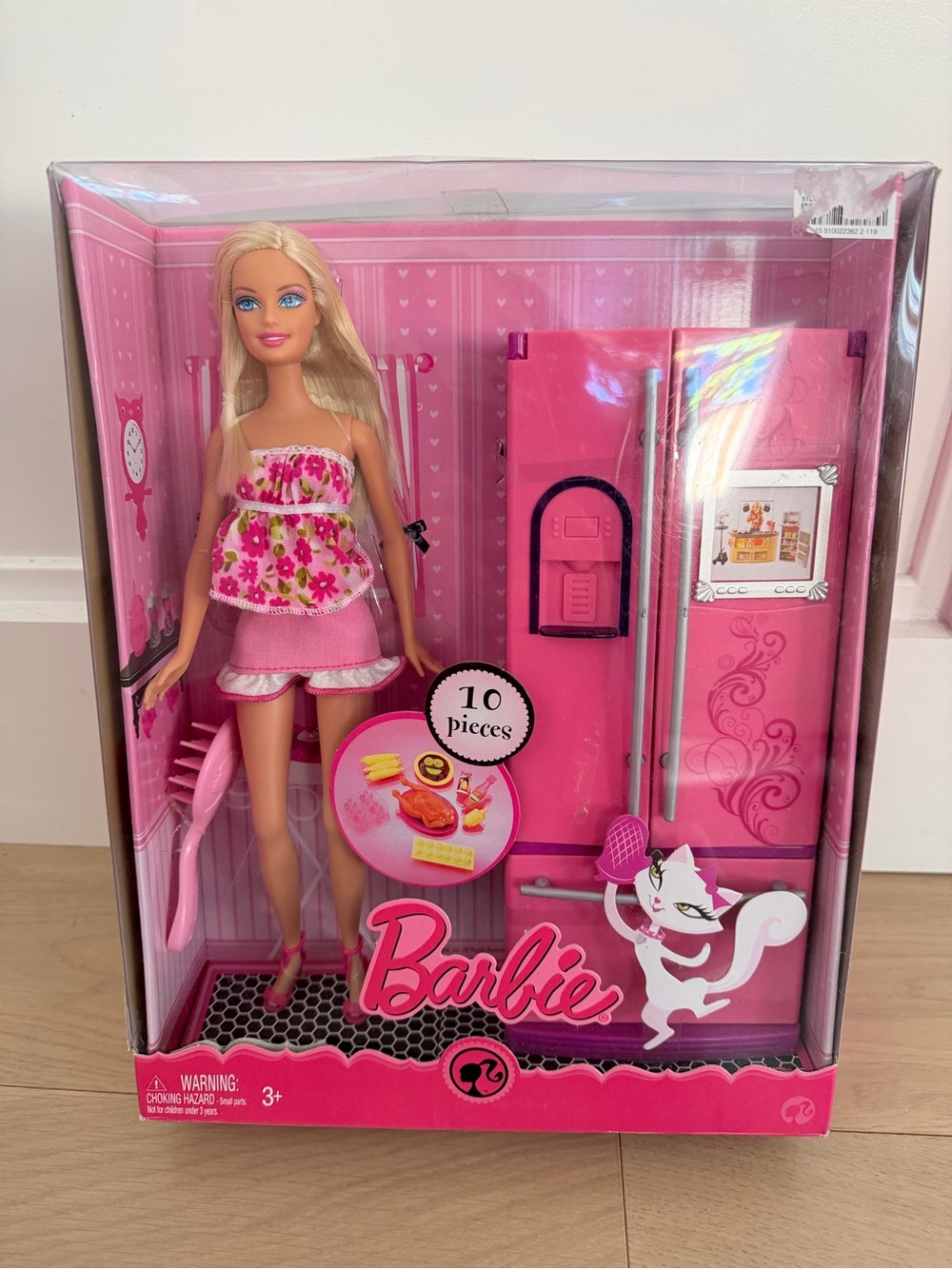 Barbie Pink Doll Playset with Kitchen Accessories